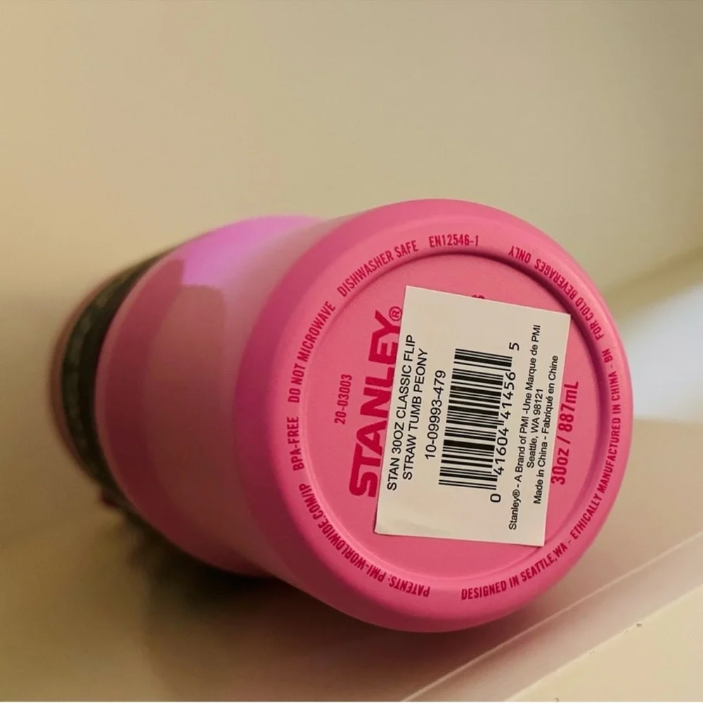 🎉LAST PIECE🎉NWT Stanley Iceflow Flip Straw‎ 30oz Tumbler Peony - Picture 8 of 10